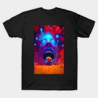 Fantastic Trippy Psychedelic Art  Rave Club House Dub Shaman Shrooms Visionary T-Shirt